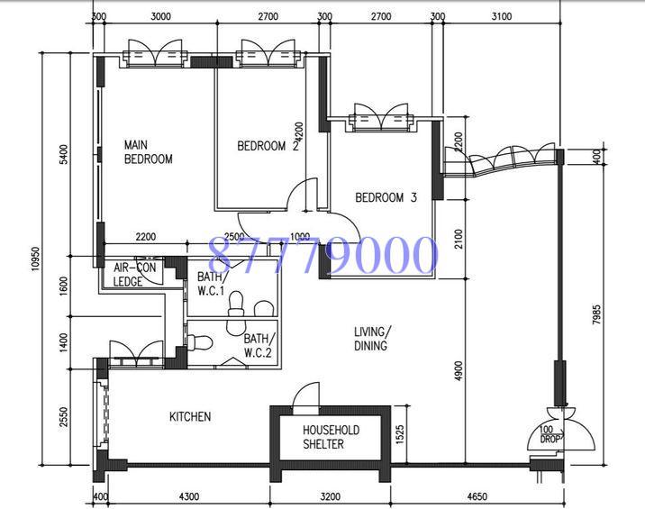 Blk 107 Towner Road (Kallang/Whampoa), HDB 4 Rooms #160114552